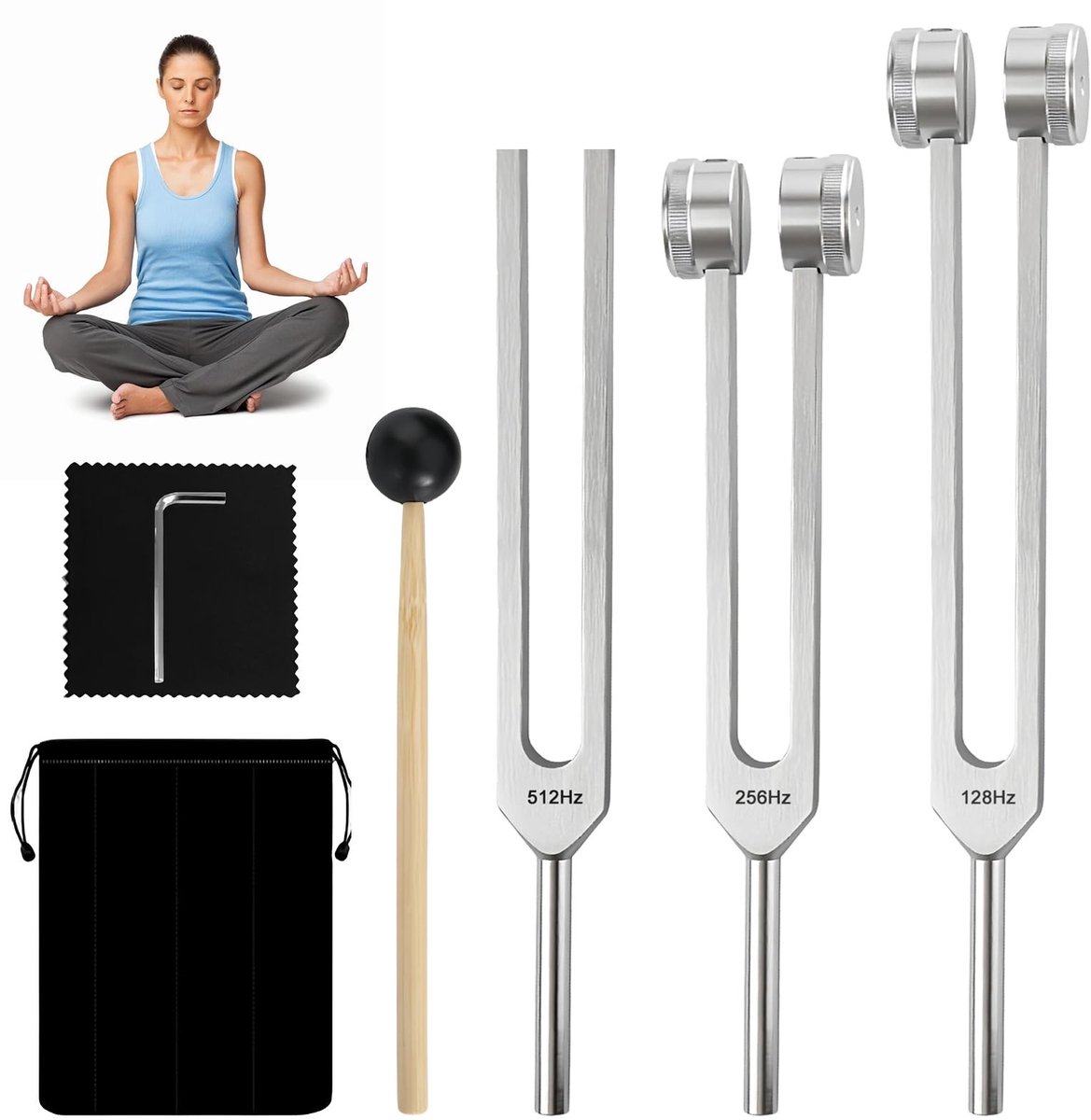 Omgoods - Tuning Fork Set voor Therapie en Ontspanning