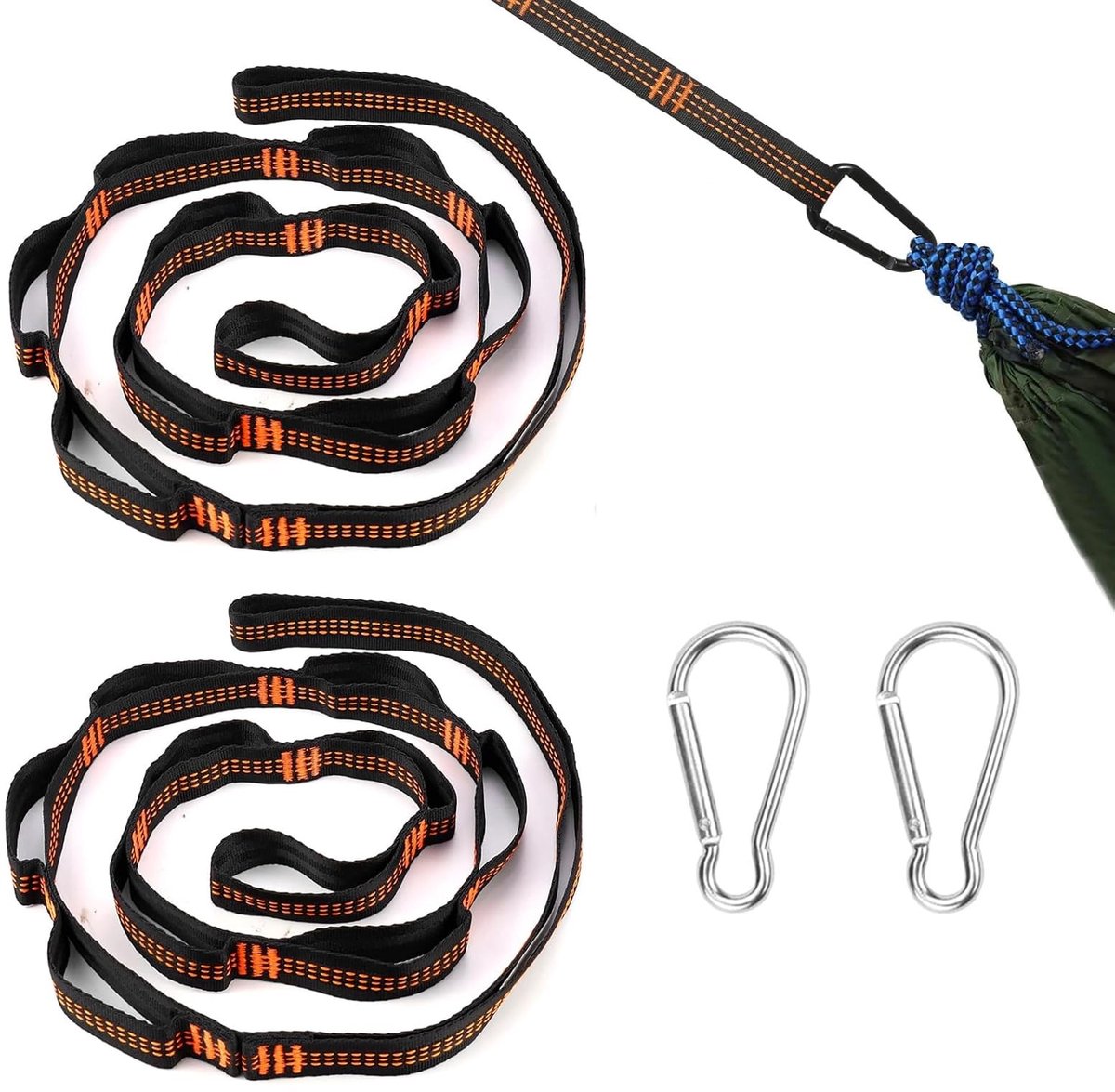 Omgoods - Hammock Bevestigingsset - 2 Stuks met 300 kg Draagkracht