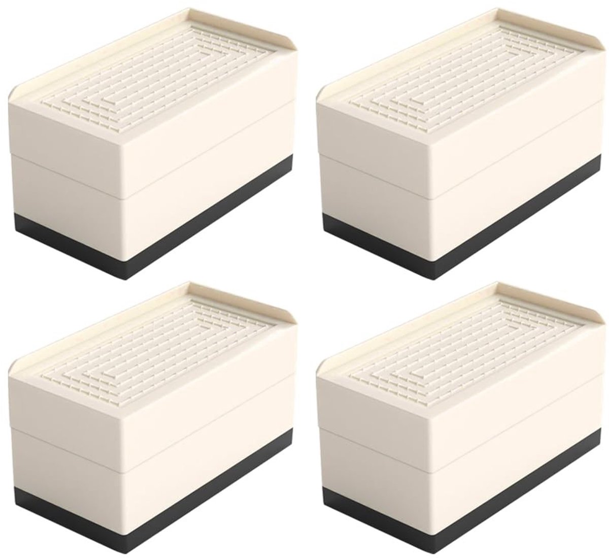 Omgoods - 4 Stuks Meubelverhogers 7.5 cm Hoogte Verstelbaar