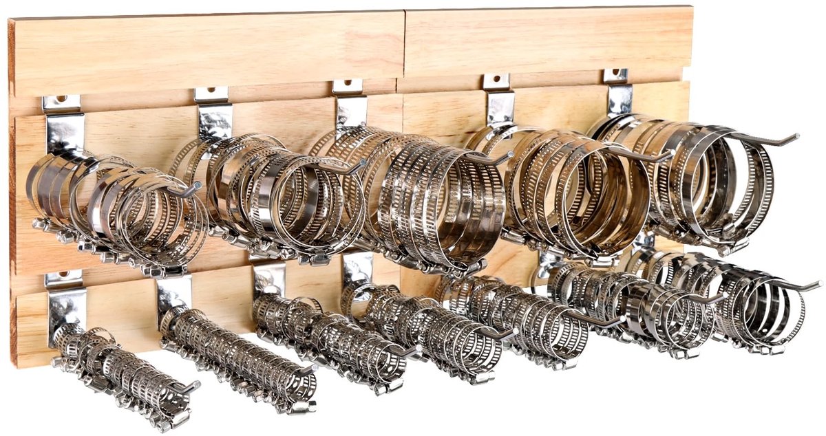 Omgoods - 271-delige Set met Slangklemmen en Houder