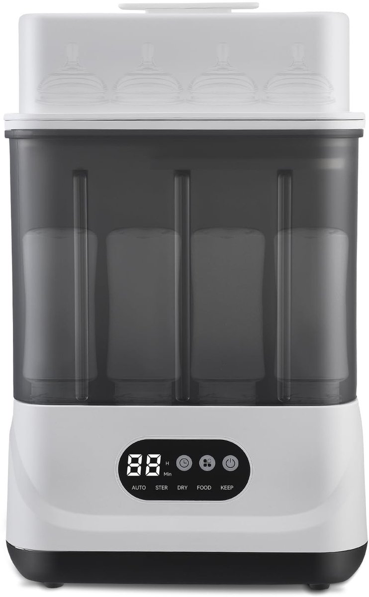 Omgoods - Elektrische 4-in-1 Sterilisator en Droger voor Babyflessen