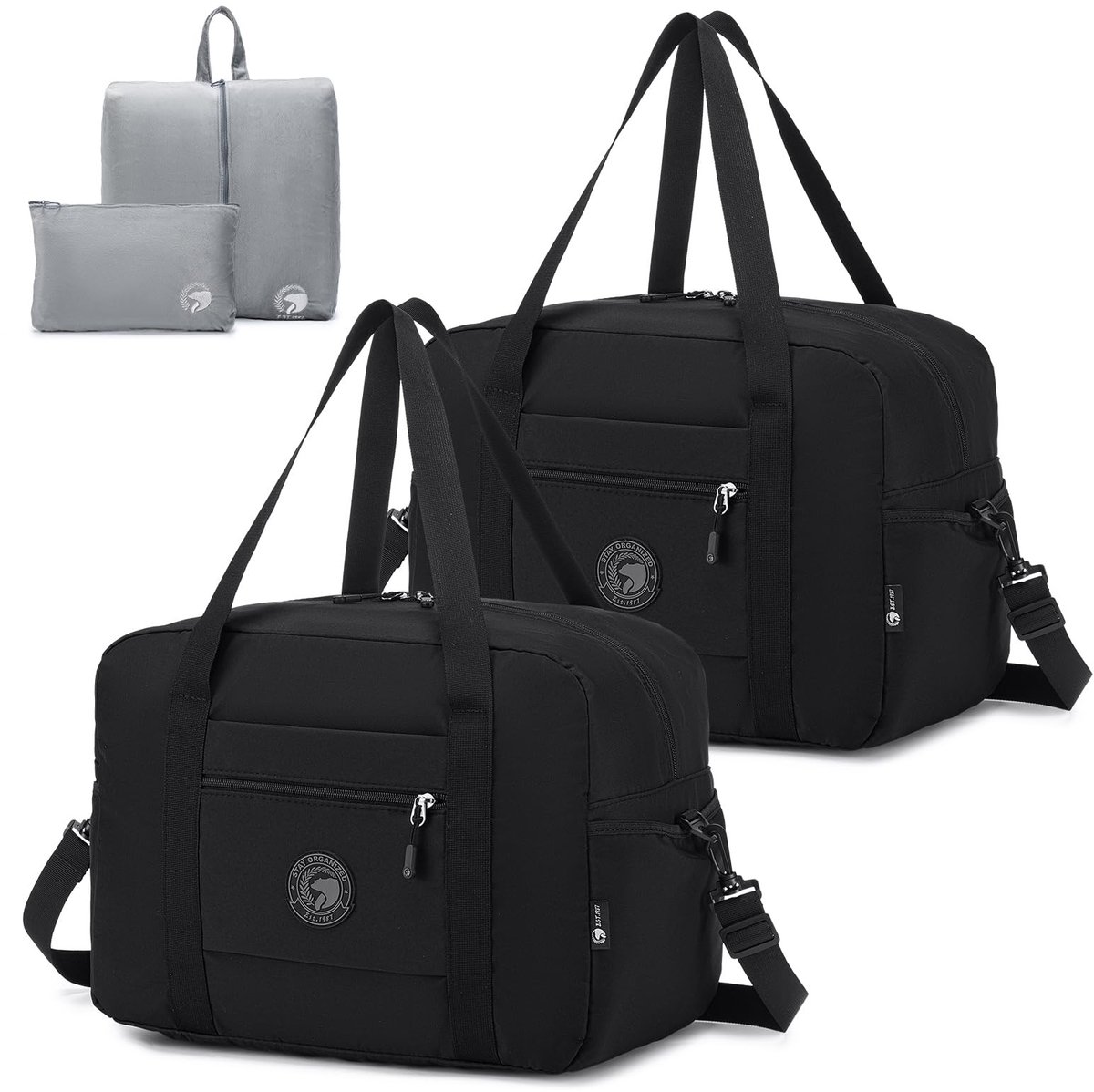 Omgoods - Hand Bagage Reisbagage 40x30x25 cm - Waterdichte Weekendtas met Toilettas
