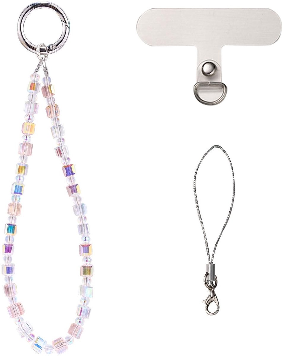 Omgoods - Crystal Cubes Kralen en Tussenstukken voor Telefoon en Sleutelketting