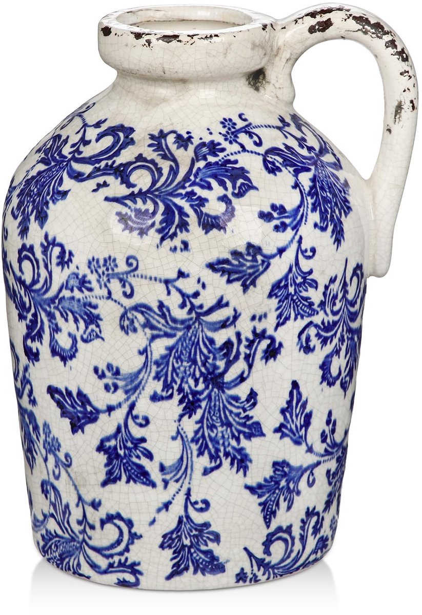 Omgoods - Handgemaakte Ceramische Vaas 23 cm voor Bloemen