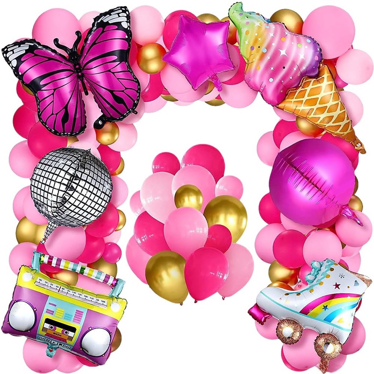 Omgoods - Set van 111 Ballonnen voor Feestelijke Decoratie