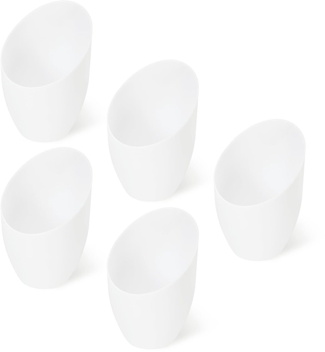 Omgoods - 5 Stuks Plastic Lampenkappen voor Staande Lamp, Wit, 1,25 Inch Gat