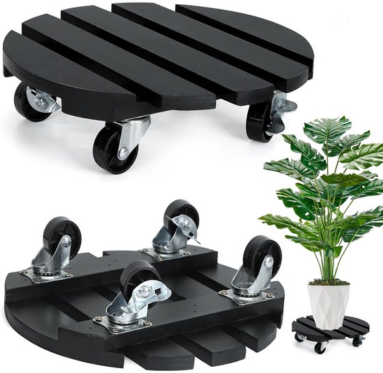 Omgoods - Plantroller met 360° Vergrendelbare Wielen