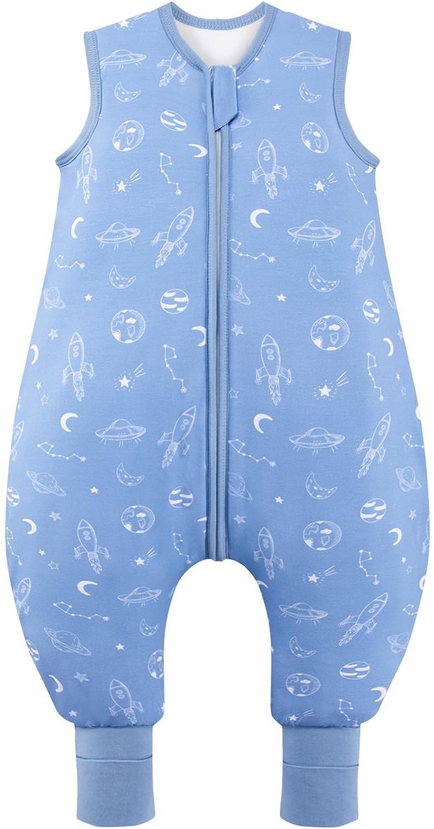 Omgoods - Baby Slaapzak met Voeten van Superzacht Bamboe - 2.5 Tog voor Herfst en Winter