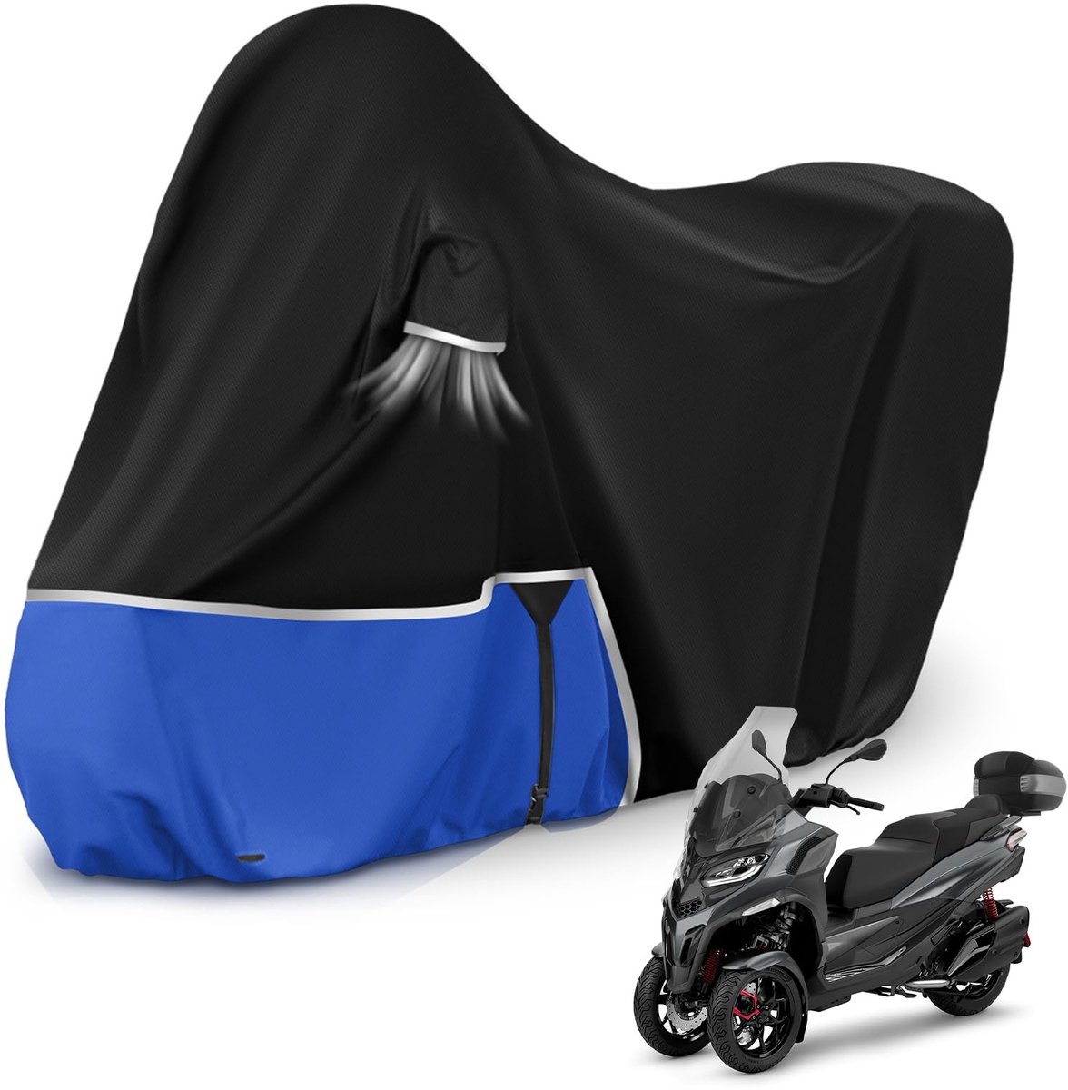 Omgoods - Waterdichte Motorhoes voor Piaggio MP3 400/500