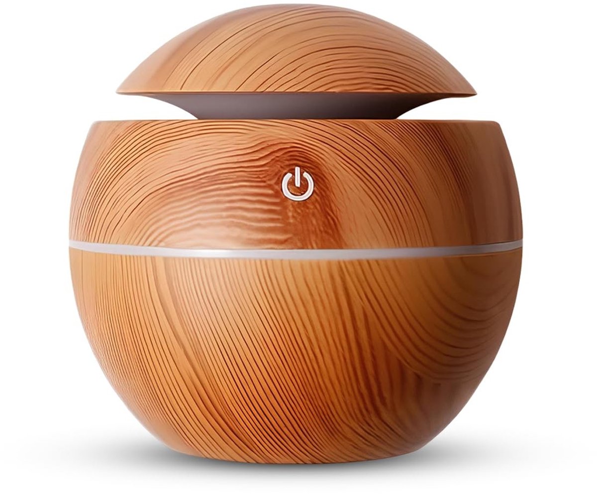 Omgoods - 130ml Ultrasone Aroma Diffuser met LED Verlichting