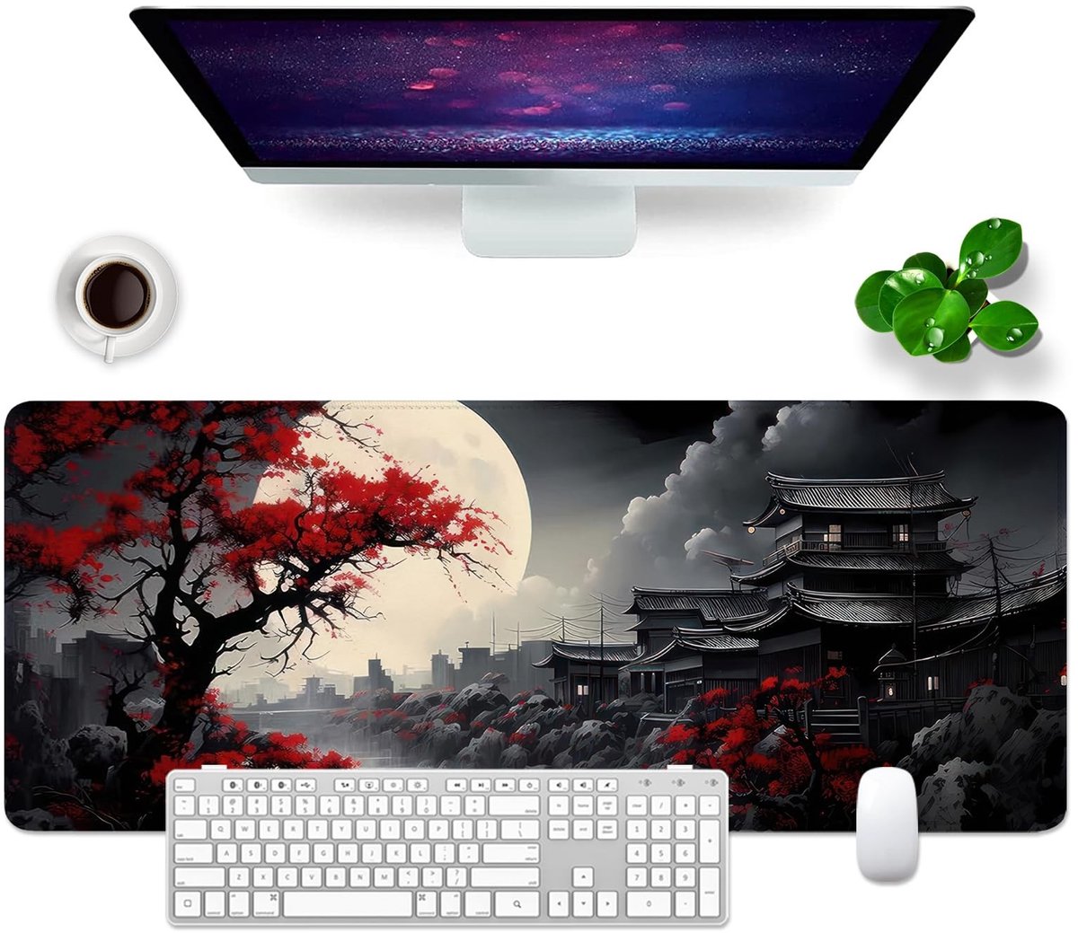 Omgoods - Desk Pad XL Mouse Pad 80 x 30 cm - Gaming en Werk Accessoire