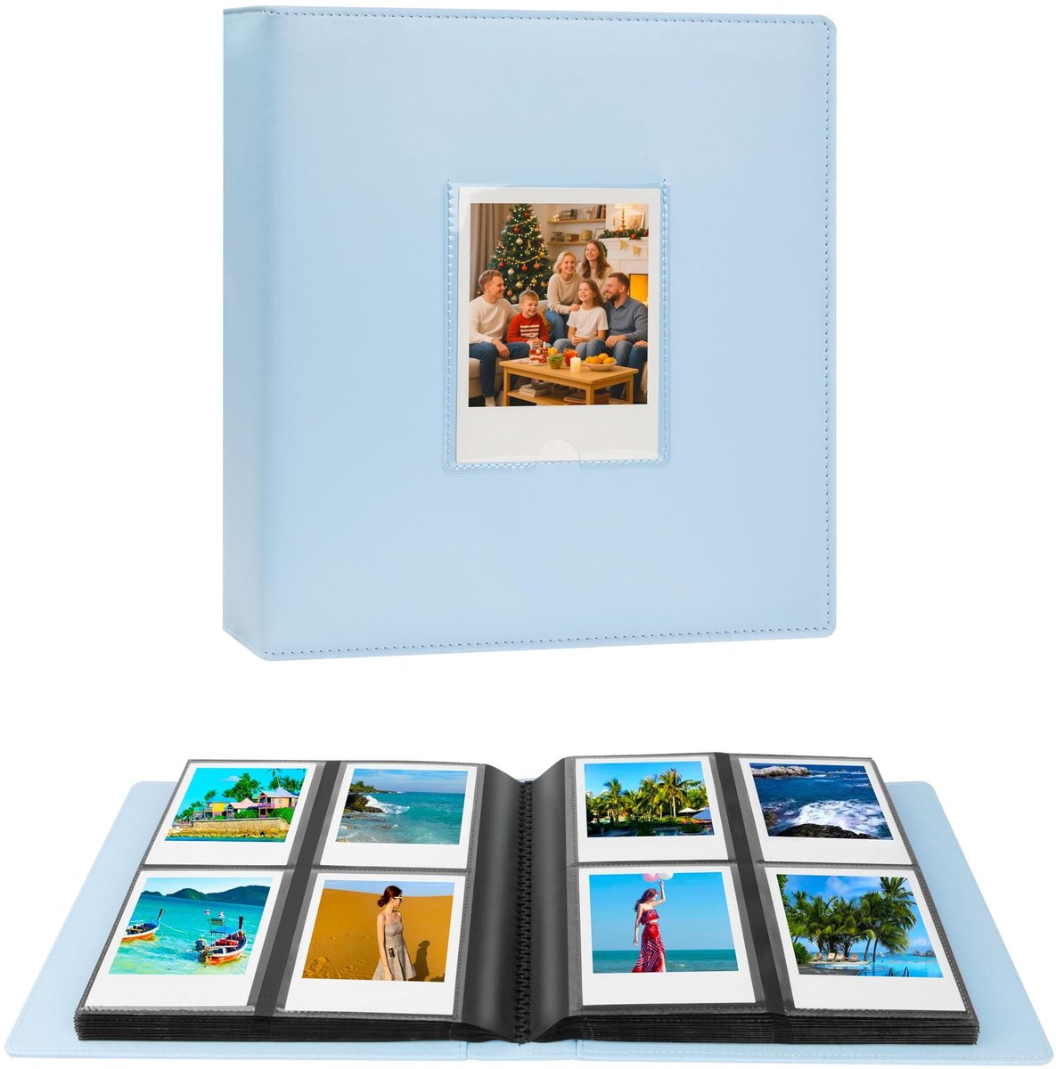 Omgoods - Fotoalbum voor Polaroid met 256 Compartimenten in Blauw