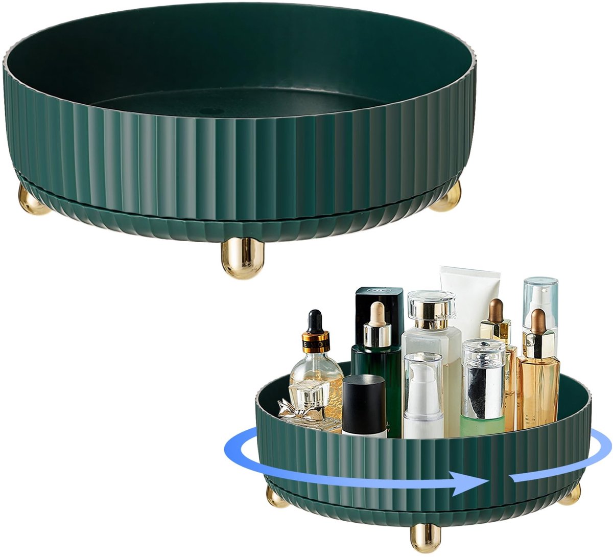 Omgoods - 360° Draaiende Make-up Organizer - Perfect voor Bureau of Vanity