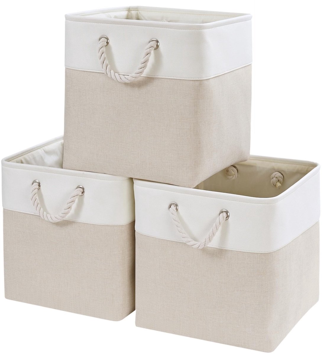 Omgoods - Set van 3 Opbergdozen voor Kleding en Speelgoed