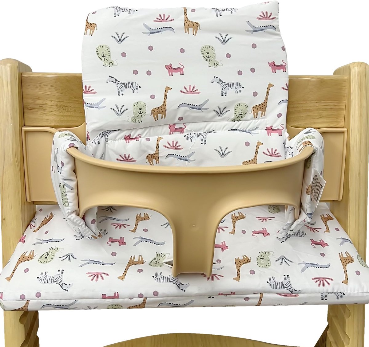 Omgoods - Zitkussen voor Stokke Tripp Trapp Kinderstoel - Antislip, Biologisch Katoen, Machinewasbaar