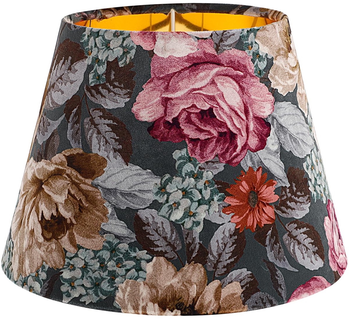 Omgoods - Elegante Lampenkap met Bloemenpatroon voor Tafellamp E27 Fitting