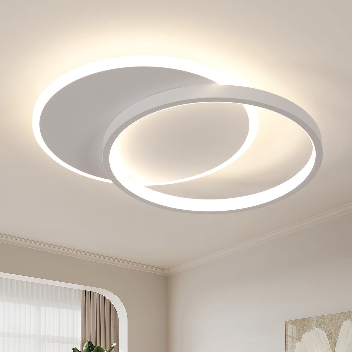Omgoods - Dimbare LED Plafondlamp met Afstandsbediening 32W