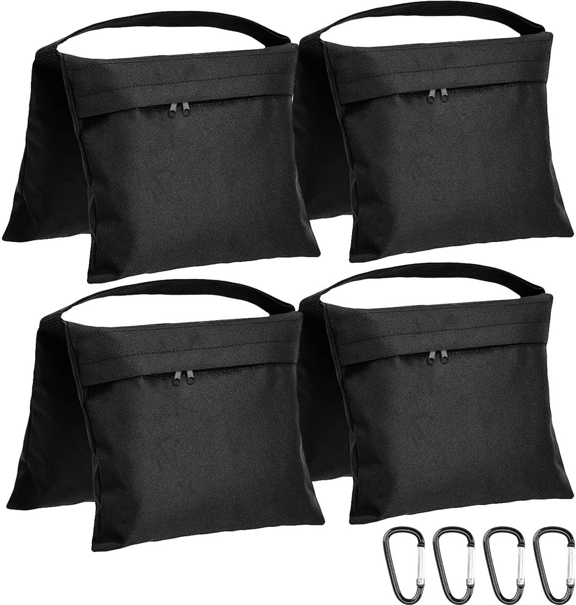 Omgoods - Set van 4 Zandzakken voor Fotografie met Carabiner Haak
