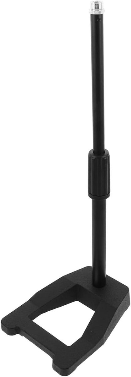 Microfoonstandaard - Microfoonhouder Tafelstandaard - Opnemen Podcasts - Anti-vibratie Ontwerp - 23.5 x 17.5 x 13.5 cm - Zwart