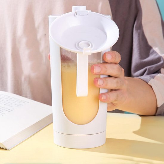 Draagbare Blender - Mini Blender - Gezonde Drankjes Maken - 12 RVS Messen - 700ml - Wit — afbeelding 3