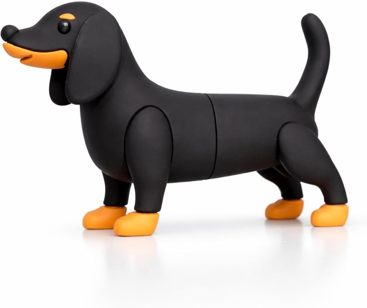 USB-stick 128 GB – hond – origineel verjaardagsidee voor tieners, meisjes of jongens – grappige gadgets voor mannen – teckel decoratie - teckel decoratie - teckel