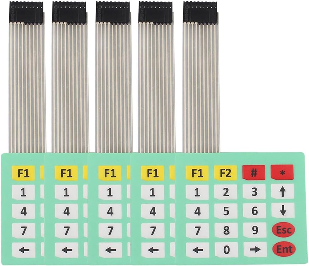 5 stuks 4 x 5 matrix toetsenbord met 20 toetsen en membraanschakelaar
