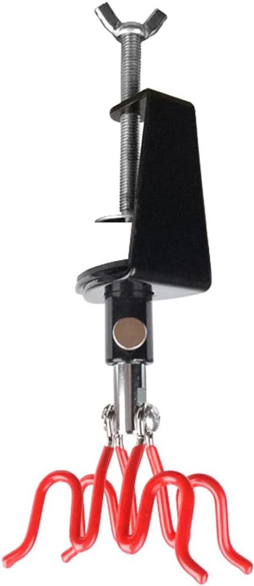 Rode Airbrush Bureau Klem Houder 20Cm Lengte Verf Tool Opslag Mount Voor Werkbank Tafel
