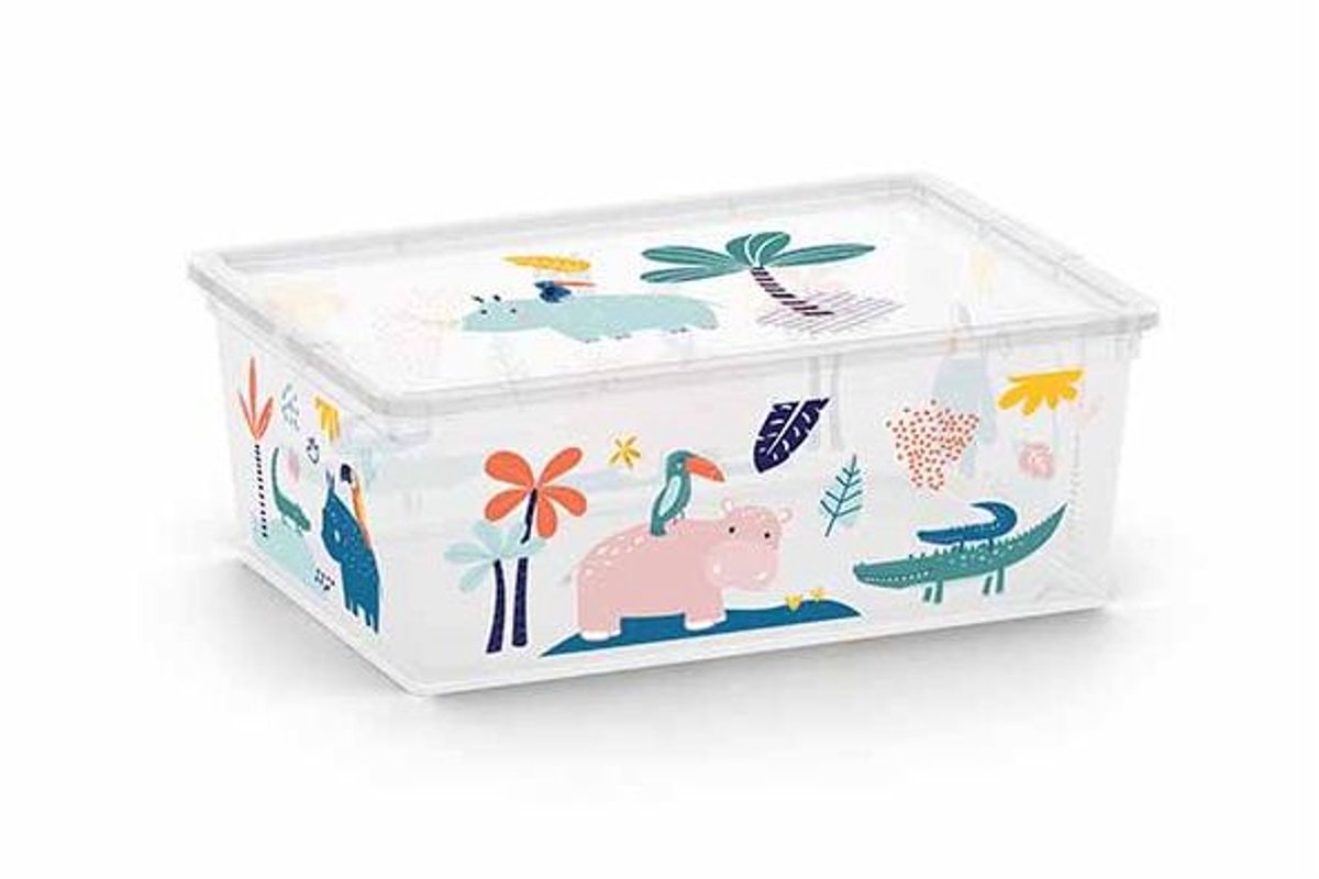 C-box Wild Animals Opbergbox S 11l 26x37xh31,5cm