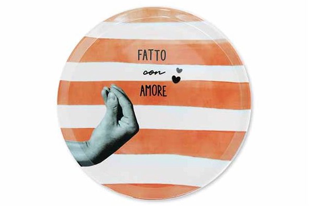 Atina Pizzabord D32,5cm Terracotta