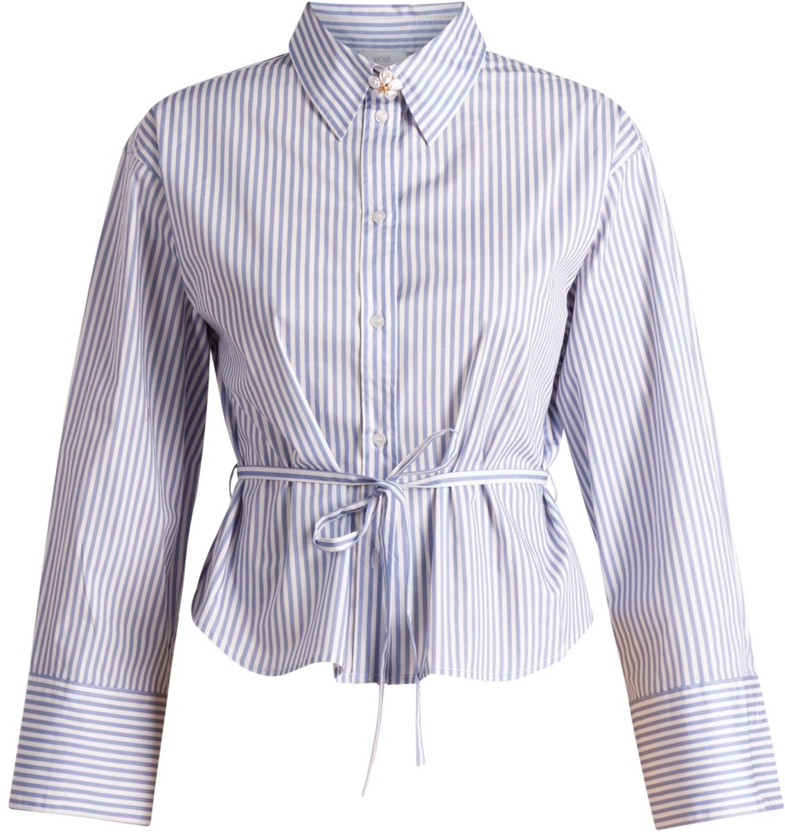 YEST Sona Tops - Morning Blue/Off Whi - maat 46