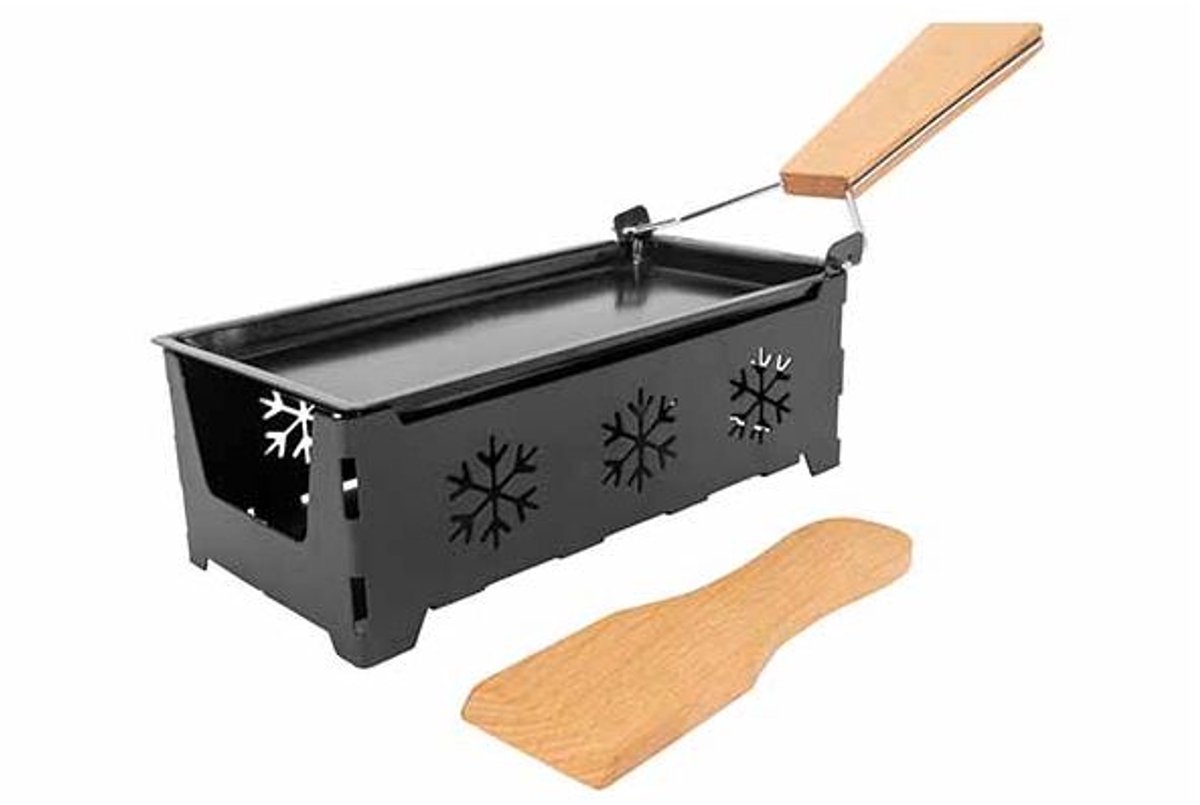 Aspen Raclette Rechthoek 2 Personen + Spatel