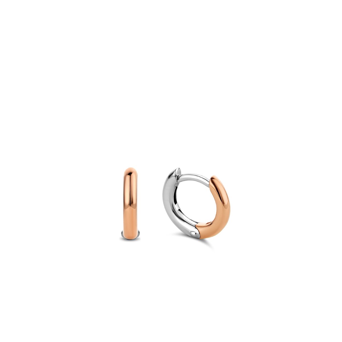 TI SENTO Dames Oorbellen - 925 zilver - Zilver rosé verguld - 7811SR