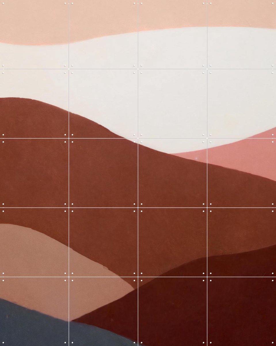 IXXI Far Far Away, Interiorisla - 80 x 100 cm - Gratis ophangtool - Grote wanddecoratie en posters - Minimalisme, Abstract, Woonkamer, Slaapkamer