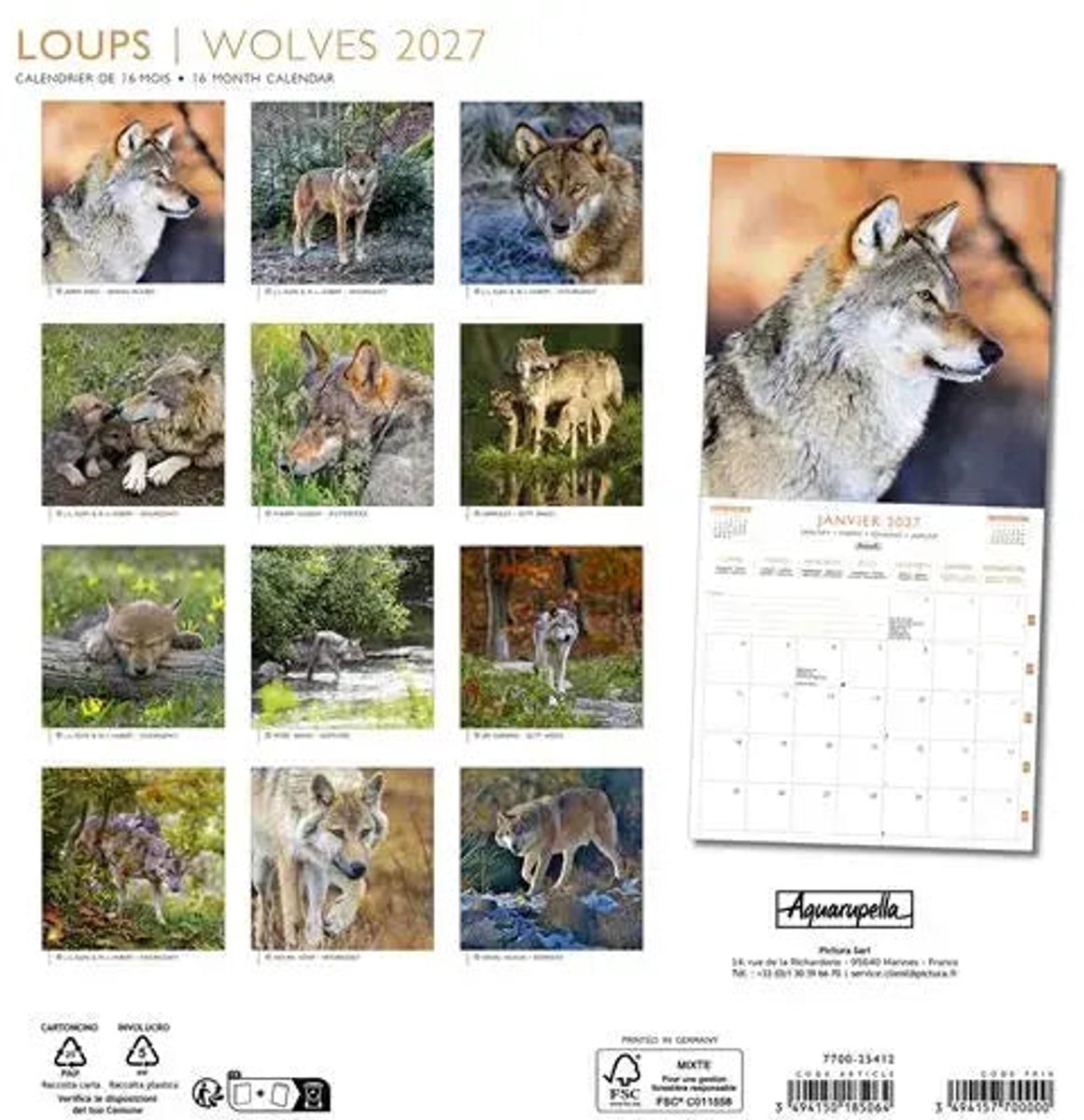Wolven Kalender 2027