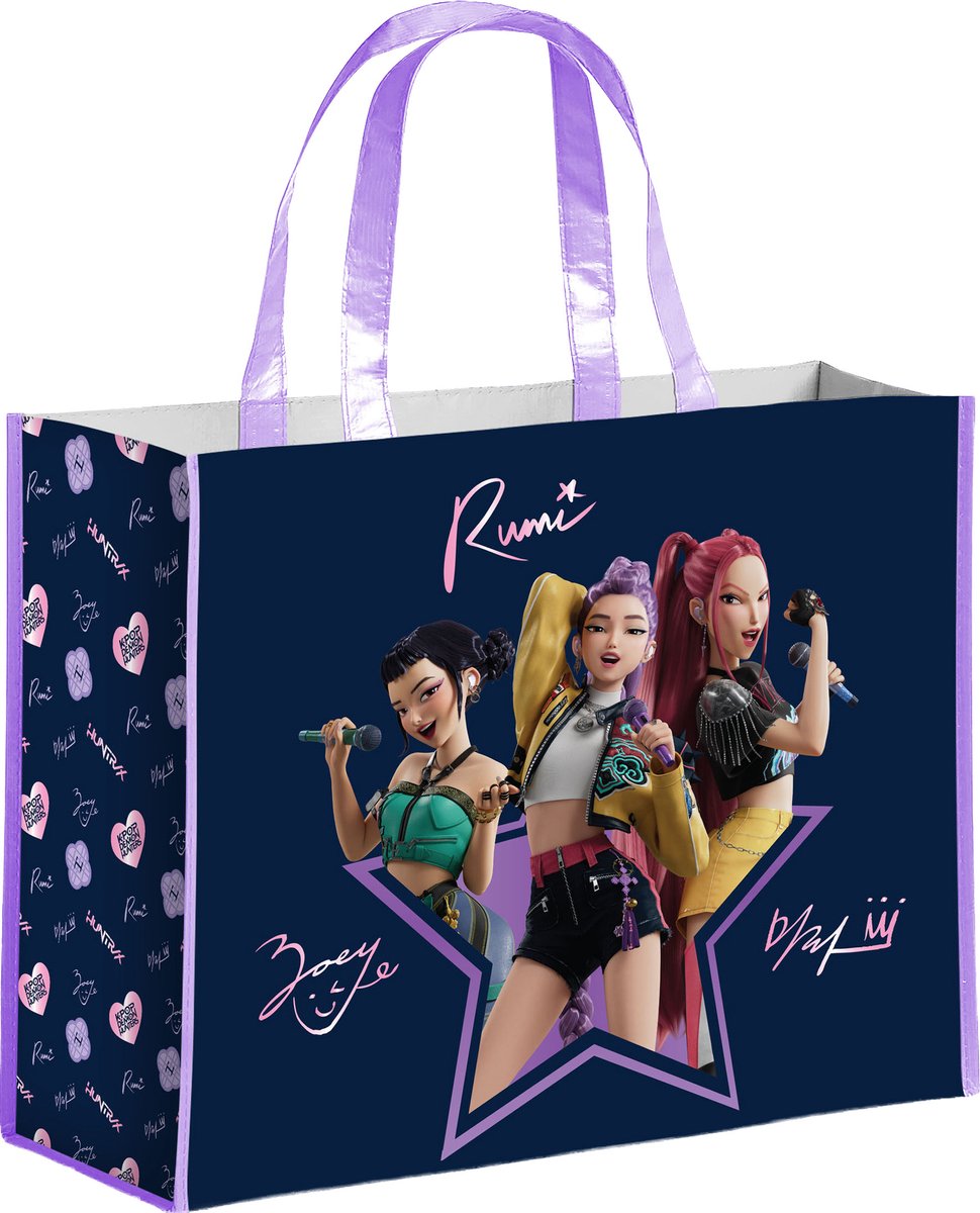 K-pop Demon Hunters 'Idol Signature' shoppingtas (45x40x20cm)