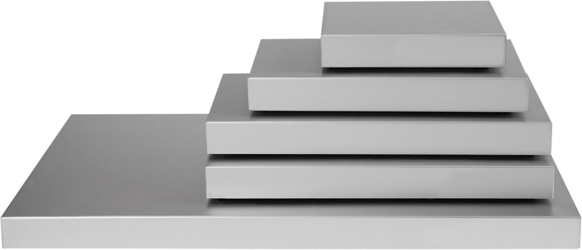 Saro koel plaat aluminium op rubber poten, model STAY COOL 1/1 GN, 2 jaar garantie!