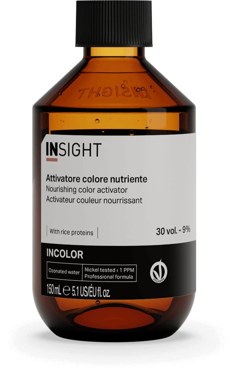 Insight Haarverf Color Activator - Matu Kleitas 30 Vol 9% - 150 Ml - Intensieve Egaal Kleur - Geschikt Voor Kleuren En Blonderen
