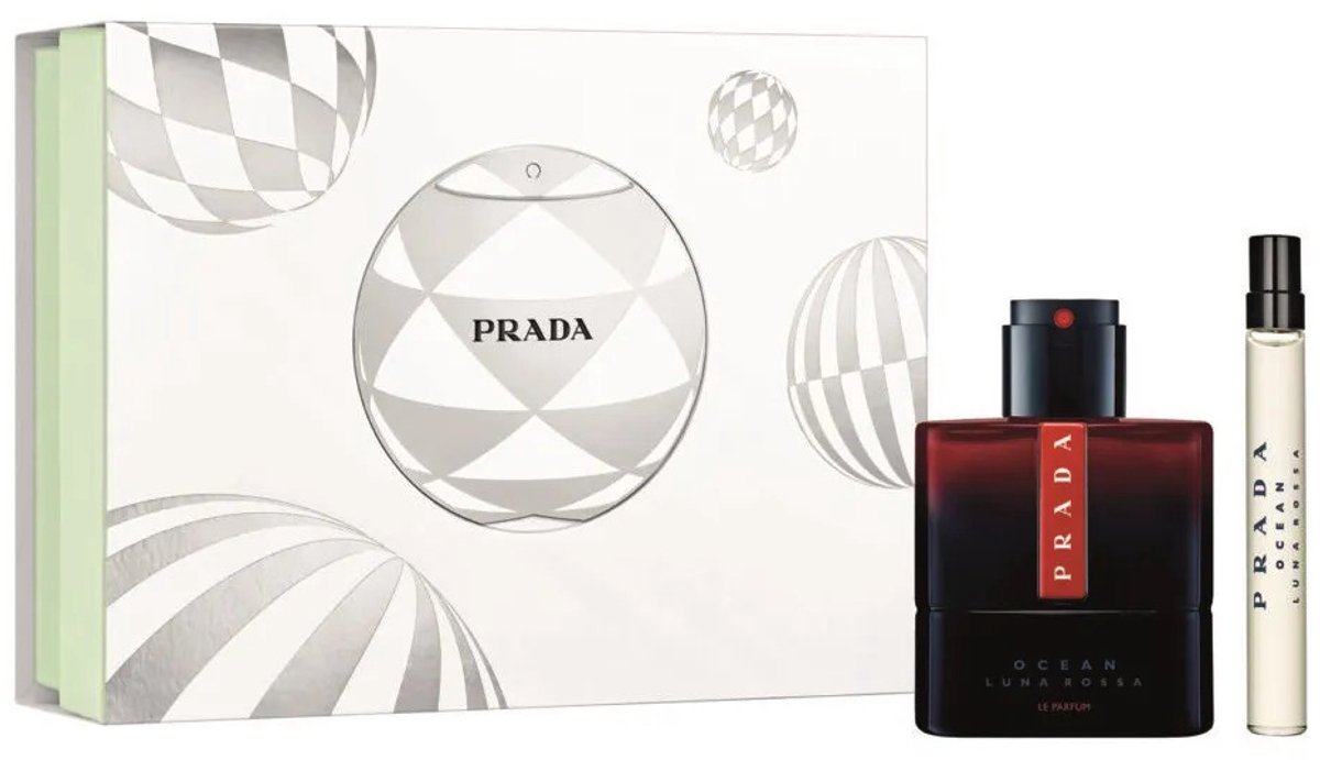 Prada Luna Rossa Ocean Parfum Gift Set 2024 - 50ml Parfum and 10ml