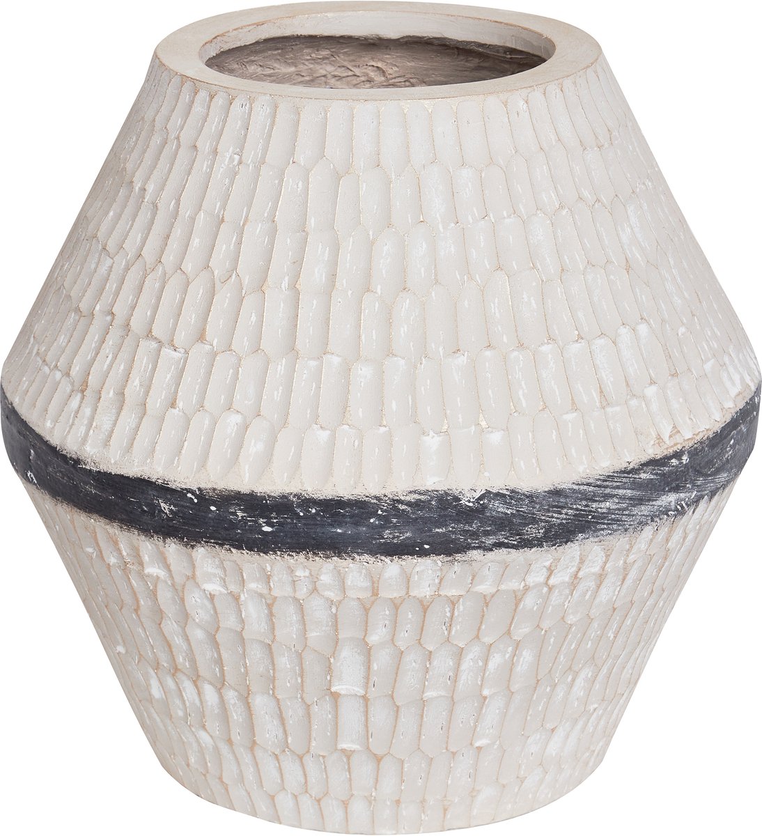 Beliani ARUNCUS - Bloemenvaas - Beige - Magnesium