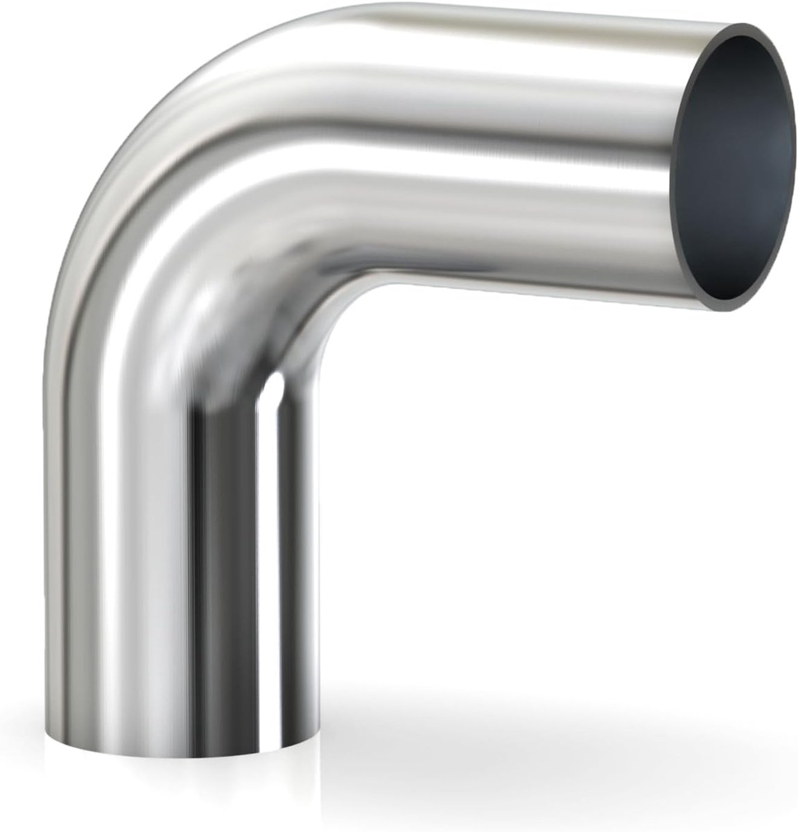 1 stuks 90 graden elleboog aluminiumlegering buis 1"OD, pootlengte 4" (100 mm), buis voor koelsystemen