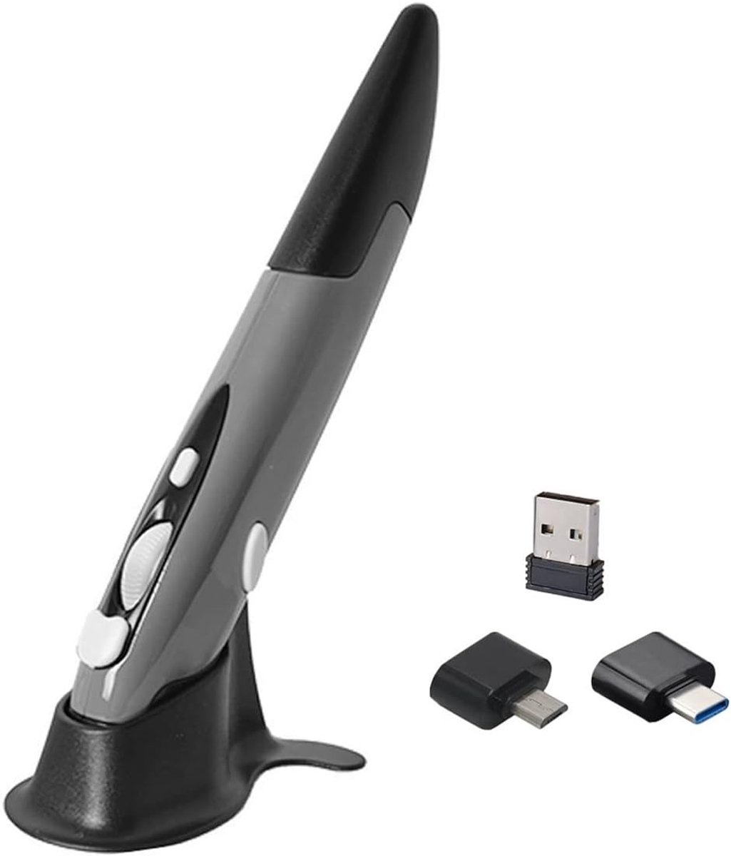 USB 2.4G Draadloze optische pen Verticale penmuis Stylus voor computer