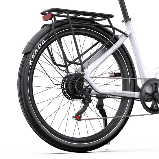 Maxtron Marathon Elektrische Fiets - 36V 22.5Ah Accu - Actieradius tot 160 km - 27.5×2.0 Inch Banden - Stadsfiets - Mechanische Schijfremmen - Max. Belastbaar 120 kg - Paars van Maxtron — afbeelding 4