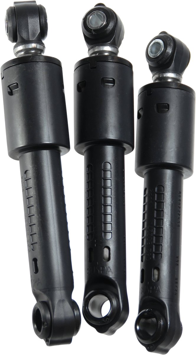 3x Dparts 90N 8mm SUSPA schokdempers geschikt voor Bosch wasmachine - Schokbreker - Stootdemper - nr. 00702596 - 11025804