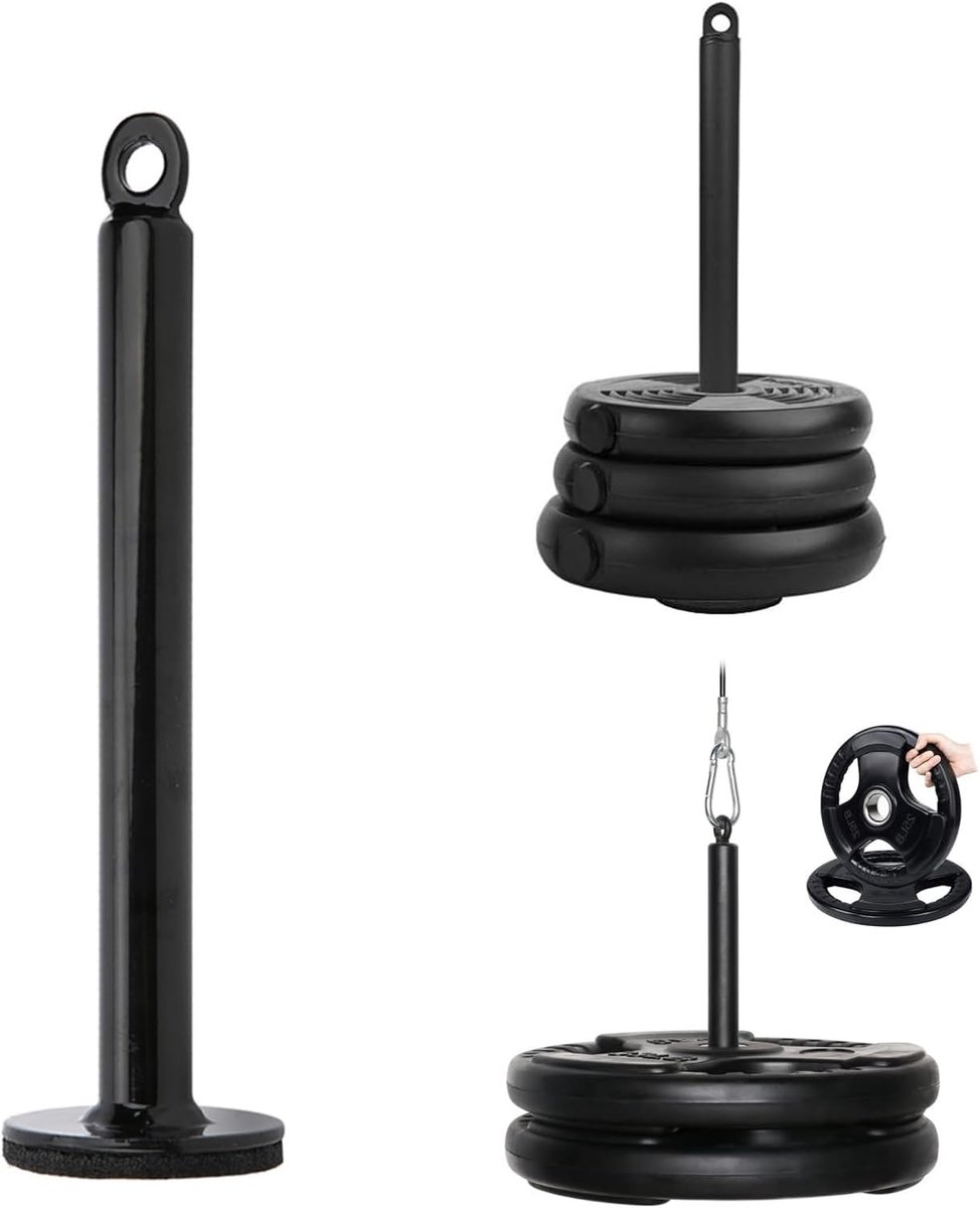 accessoires voor fitnessapparaten van roestvrij staal, gewichtsplaat met lange halter, oplader, laadpen voor trainingsstang, grijpkracht