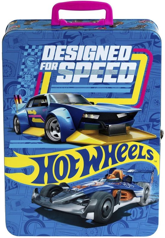 Klein Toys Hot Wheels verzamelkoffer - geschikt voor max. 50 auto's - 26x8,5x37,5 cm - zwart van Klein Toys — afbeelding 4