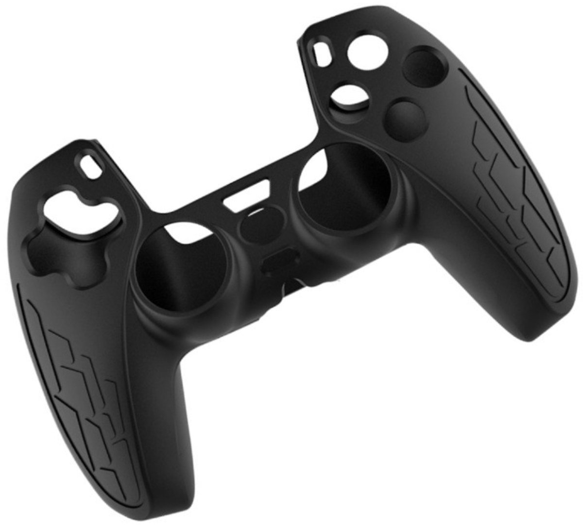 Ulanax - Controller Hoesje - Silicone Beschermhoes - Geschikt voor alle PS5 modellen - Zwart
