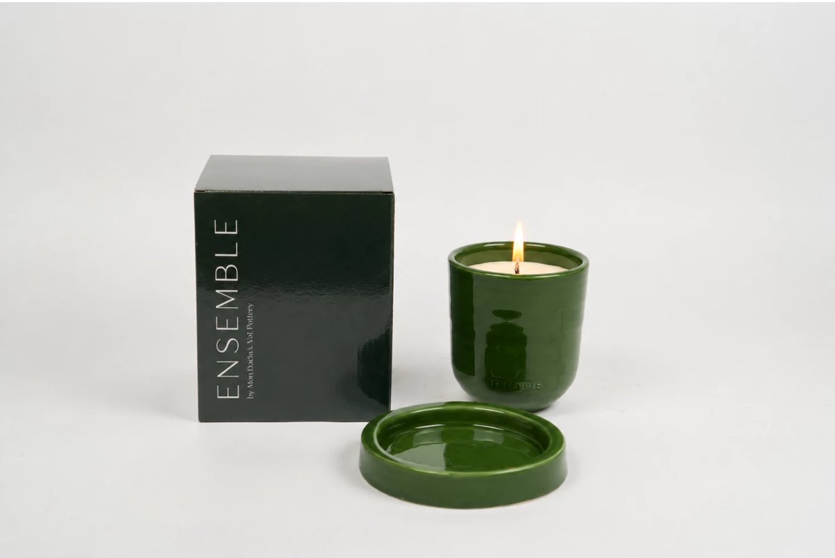 Mon Dada x Val Pottery Ensemble outdoor refill set forest green - bugz away