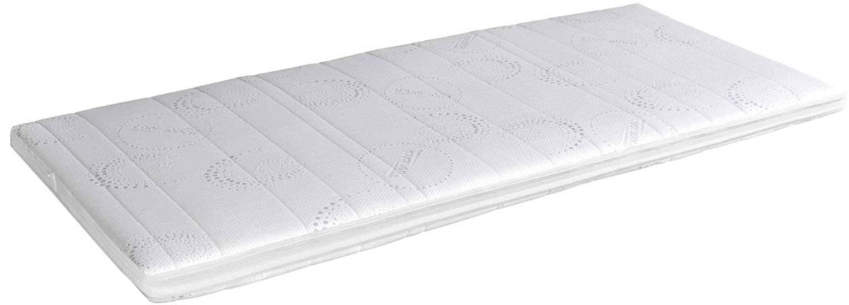 Mörgenn Laurent Topper - Luxe Hotel Topmatras - HY35 Hybride Schuim - 7cm - 90x200 cm Wit
