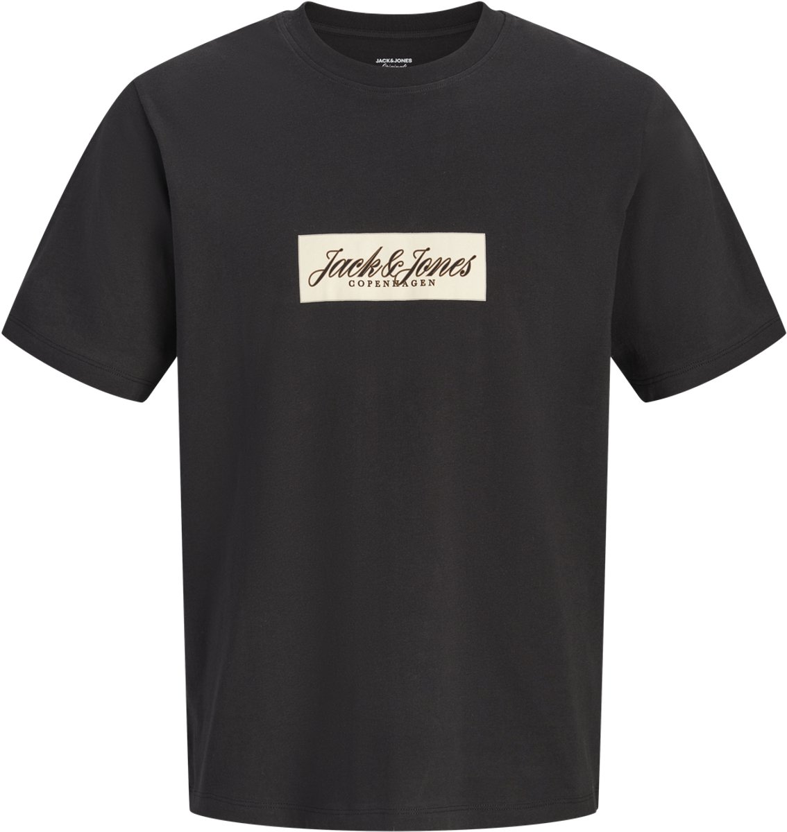JACK & JONES - JORNORREBRO BOX LOGO SS CN FST Heren T-shirt
