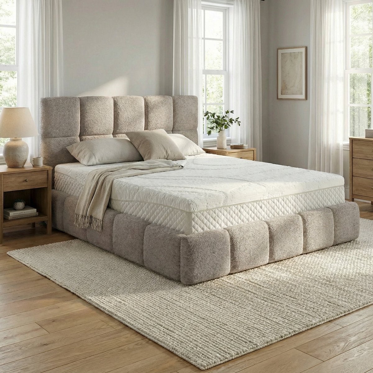 Mörgenn Bedframe Calma - Opbergruimte 34 cm - Dove - 140x200 - Zonder Matras Dove (SIC Anthology 16)